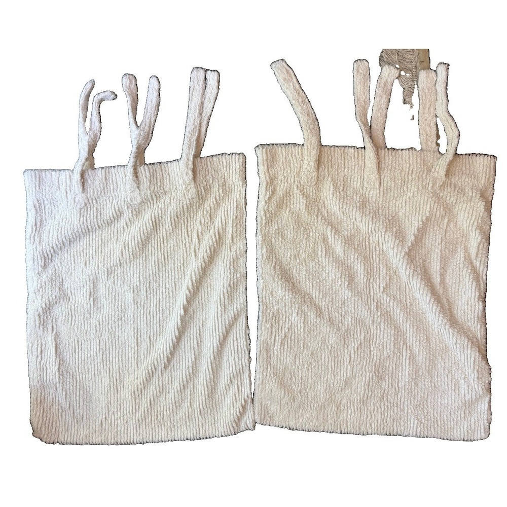 Smith & Johnson Park B Smith Ivory Chenille Pillowcase Shams Standard Set of 2